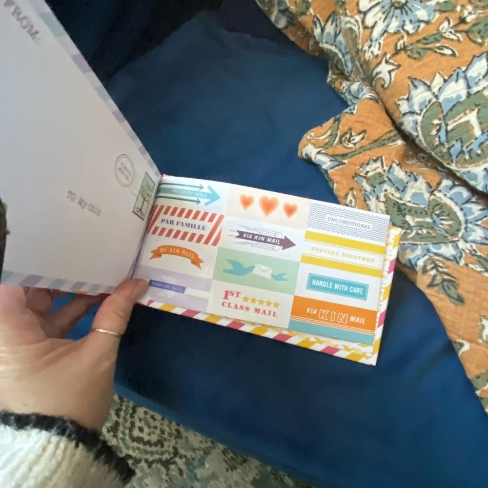 NWT stationary set of blank letters from parent to daughter